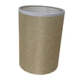 thumbnail image 2 of oshhnii Burlap Lampshade Decoration Barrel Fabric Lampshade for Hotel Wall Lamp Home Yellow Round, 2 of 9