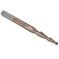 thumbnail image 4 of CNC Router Bits, Tungsten Steel Excellent Chip Removal Cone End Mills Time-Saving  For Carving R1x30.5x6x75mm, 4 of 8
