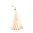 thumbnail image 2 of Daiosportswear 1PC Ruffle Layer Christmas Tree Scented Wax Candle, Decorative Tabletop Ornament for Home Holiday Decoration Christmas Gift 4.33X3.15X3.15In, 2 of 6