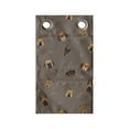 thumbnail image 1 of Dog Lover Hanging Pocket Organizer, Repetitive Pattern of Pet Heads Paw Prints and Bones, Printed Polyester Storage Bag with Pockets, 9" x 16", Multicolor, 1 of 2