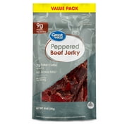 Great Value Peppered Beef Jerky Value Pack, 10 oz