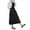 Black, variant on HXWCHs Women's Solid Color Casual Dress Casual Long Apron Smock Dress Boho Tunic Cover Up for Gardening Tea Daily Wear Comfortable Loose Fit One Size Pink