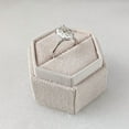 thumbnail image 2 of solitaire jewels 3.75CT Oval Moissanite Simple Solitaire Engagement Ring For Women, 14K Yellow Gold, 2 of 5