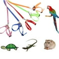 thumbnail image 1 of HEVIRGO Adjustable Reptile Lizard Parrot Turtle Harness Hauling Cable Rope Pet Leash,Blue, 1 of 9