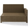 thumbnail image 4 of Crosley Furniture Bradenton Fabric Right Arm Patio Loveseat in Brown and Sand, 4 of 10
