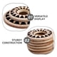 thumbnail image 3 of unbranded 36Ud Soporte Decorativo De Madera Claro Para Exhibir Esferas Y Huevos De Cristal, 3 of 6