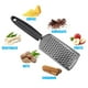 thumbnail image 5 of Rallador de queso de acero inoxidable | Rallador de mano plano Lemon Zester con mango ergonómico antideslizante | Herramienta de cocina de alta resistencia para queso, chocolate, verduras, ajo, 5 of 6
