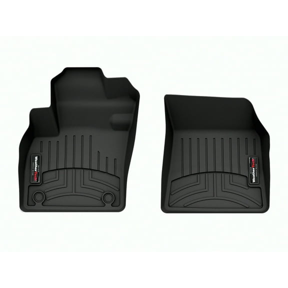 WeatherTech Custom Fit FloorLiners compatible with 2023-2026 Volvo XC40 - 1st Row (Driver & Passenger), Black