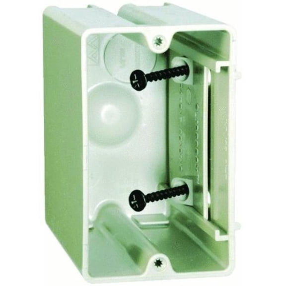 ALLIED MOULDED SB-1 New and Old Work Adjustable Single Gang Electrical Box