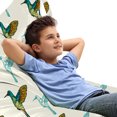thumbnail image 1 of Bird Lounger Chair Bag, Continuous Pattern of Colorful Hummingbirds, High Capacity Storage with Handle Container, Lounger Size, Ivory Dark Seafoam, by Ambesonne, 1 of 5