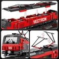 thumbnail image 6 of Train Building Block Kit with Base, MOC City Train Sets, Classic Vectron Electric Truck 66019,ModelBoys Home Décor, 1757 PCS, 6 of 7
