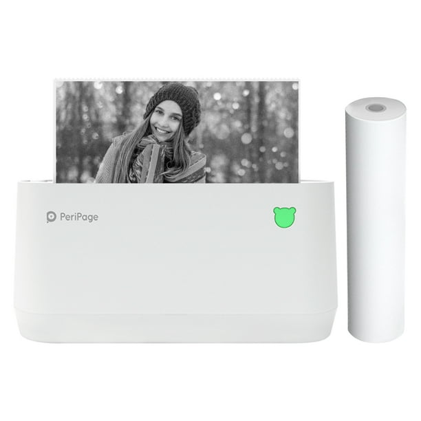 PeriPage A9 MAX Mini Imprimante Thermique 203dpi Portable BT Sans Fil Photo  Imprimante Mobile Imprimante Sans Encre Autocollant de Fabricant de Reçu  d'Impression Support 107mm/77mm/57mm Largeur de Papier Compatible avec  Android 