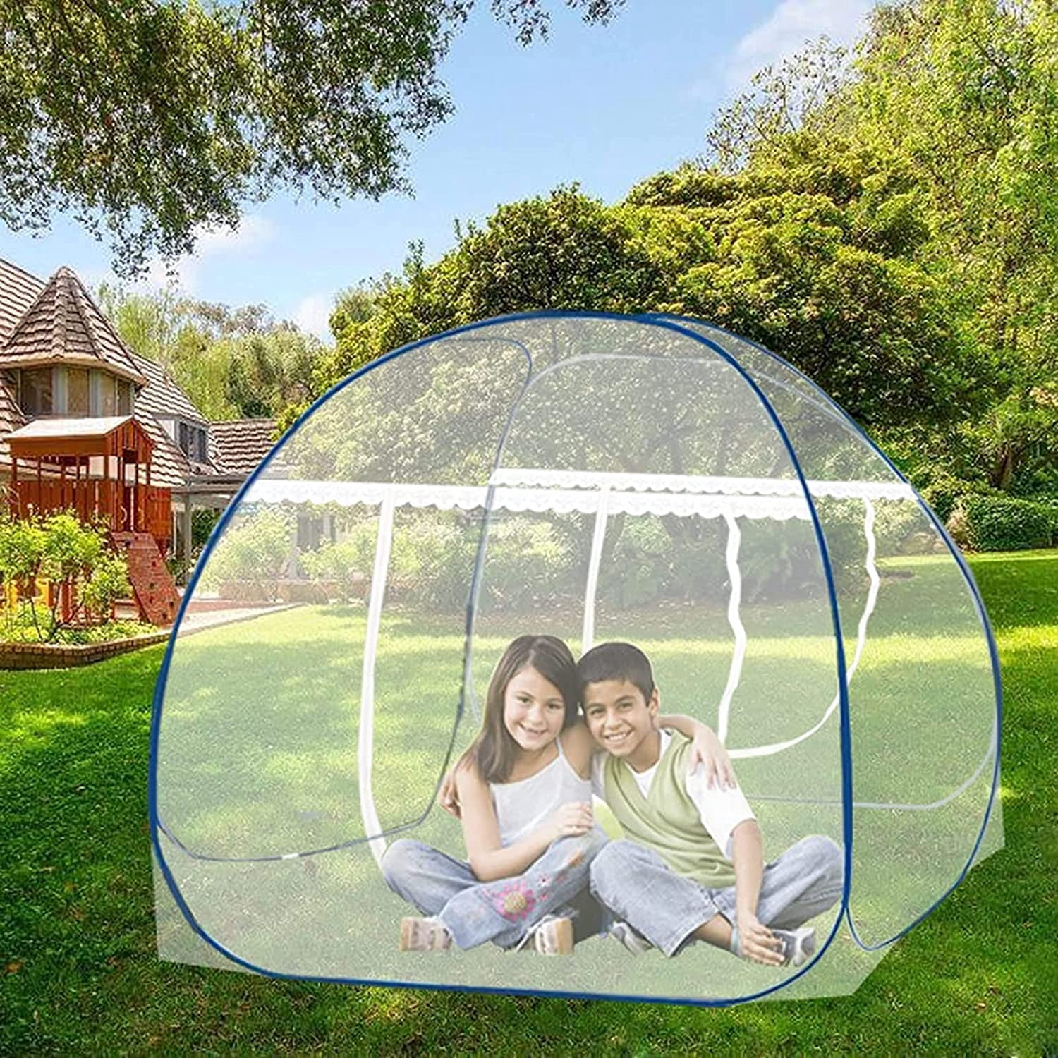 Pop Up Mosquito Net Tent, Foldable Bed 