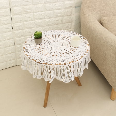 50inch tablecloth cloth crochet cotton lace floral round table