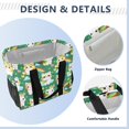 thumbnail image 4 of Cute Cats with Rainbow Reusable Grocery Bags with Handle Side Pocket Waterproof Shopping Portable Tote, 4 of 8