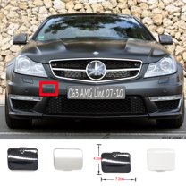 Trimla Front Tow Cover for Mercedes-AMG C-Class W204 AMG Line Fit C63 C63AMG 2007 2008 2009 2010 bumper Hook Eye Cap A2048850026