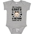 thumbnail image 3 of Inktastic If It Involves Goats & the Farm Count Me in Boys or Girls Baby Bodysuit, 3 of 5