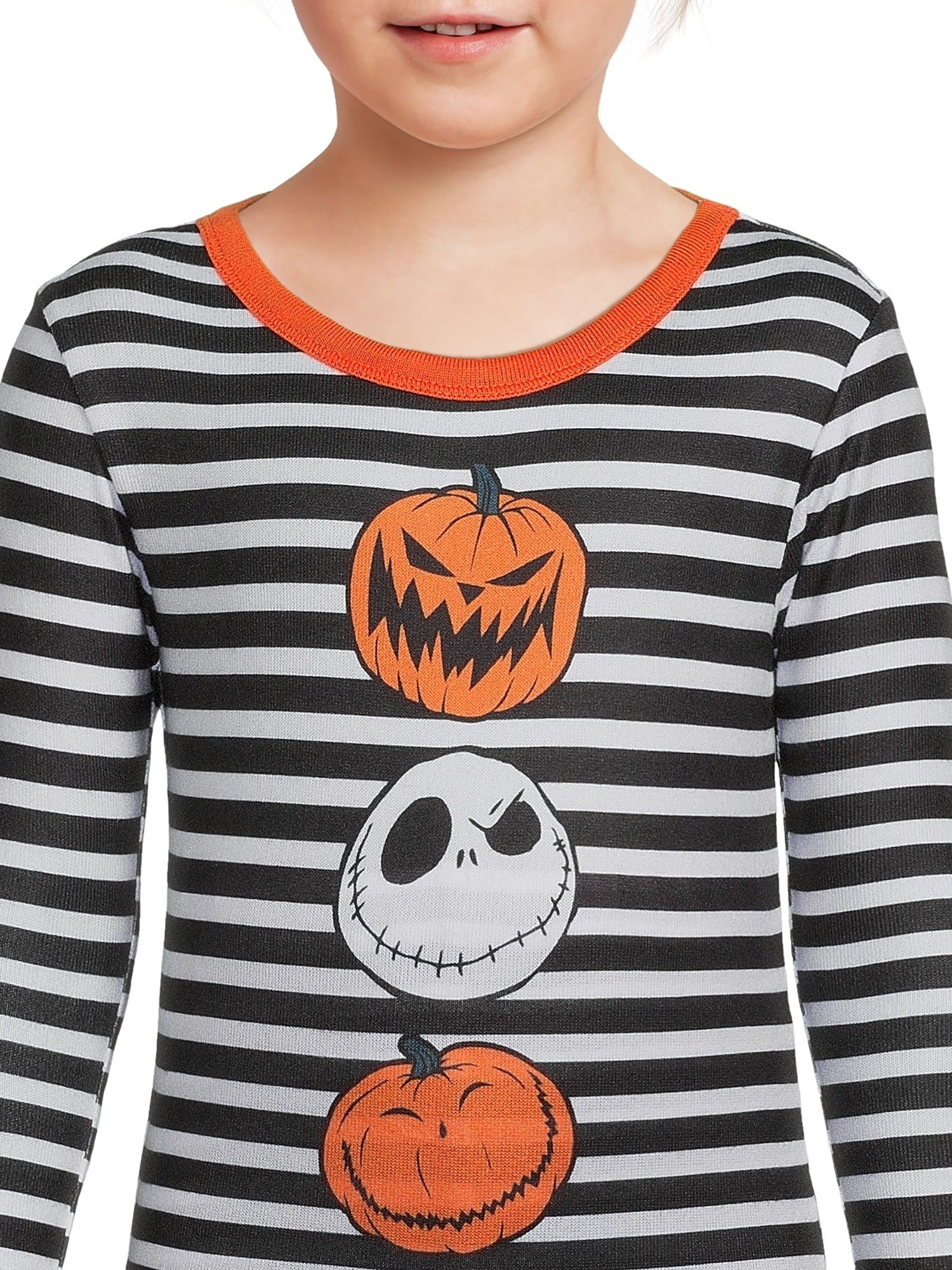 Disney Girls Halloween Nightmare Before Christmas Sleepwear Set, 2-Piece, Sizes 4-10