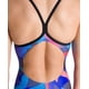 thumbnail image 3 of Traje de baño ARENA MaxLife con estampado ligero y espalda caída para mujer, 3 of 6