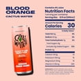 thumbnail image 3 of Caliwater Cactus Water, Blood Orange by Demi Lovato, Coconut Water Alternative, 12 fl oz Can, 12 Pack, 3 of 8