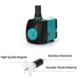 thumbnail image 5 of Walbest Submersible Water Pump(600L/H, 10W) with 3.9ft Power Cord Ultra Quiet for Pond, Aquarium, Fish Tank, Fountain, Hydroponics, 5 of 7