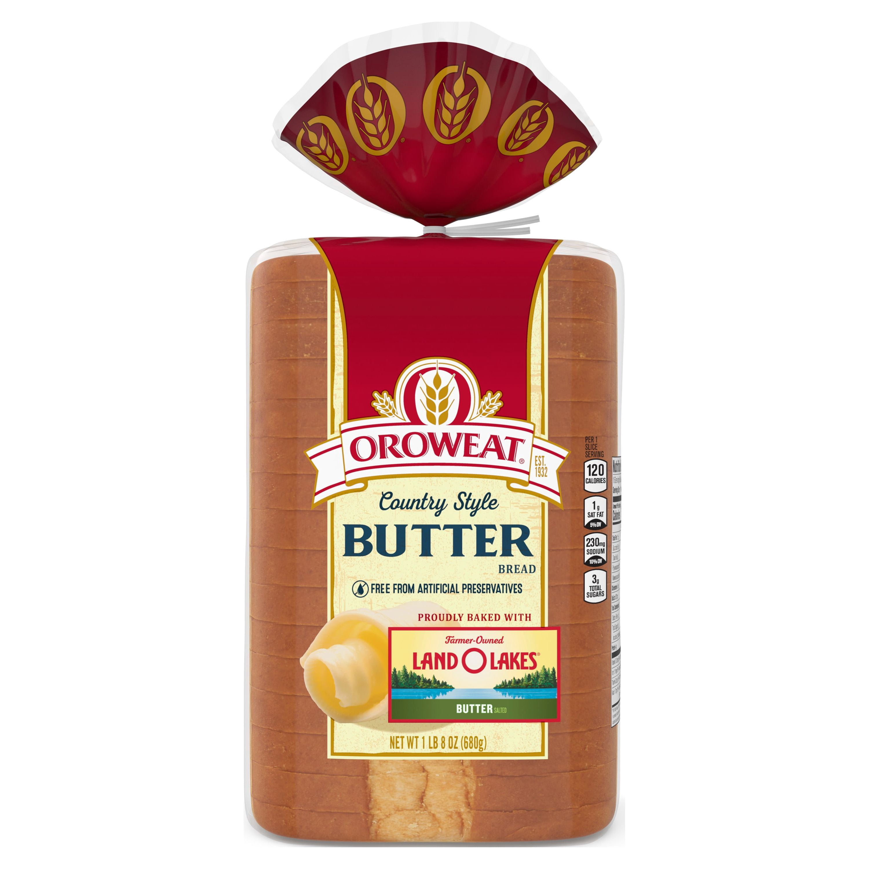 Oroweat Country Butter Bread, 24 oz