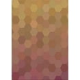 thumbnail image 1 of Ahgly Company Machine Washable Indoor Rectangle Transitional Mango Orange Area Rugs, 4' x 6', 1 of 7