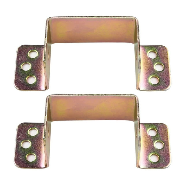 2X U Shaped Bed Connecting Connector Brackets Fixings Components Centre Support