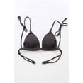 thumbnail image 3 of Ragstock Black Ribbed String Bikini Top, 3 of 4