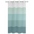 thumbnail image 2 of Outdoor Curtains for Patio Teal Striped Gradient Rustic Wood Board Waterproof Privacy Outside Curtains with 2 Tiebacks Grommet Top Pergola Curtains for Porch Cabana Gazebo 1 Panel, 54x84 inch, 2 of 7