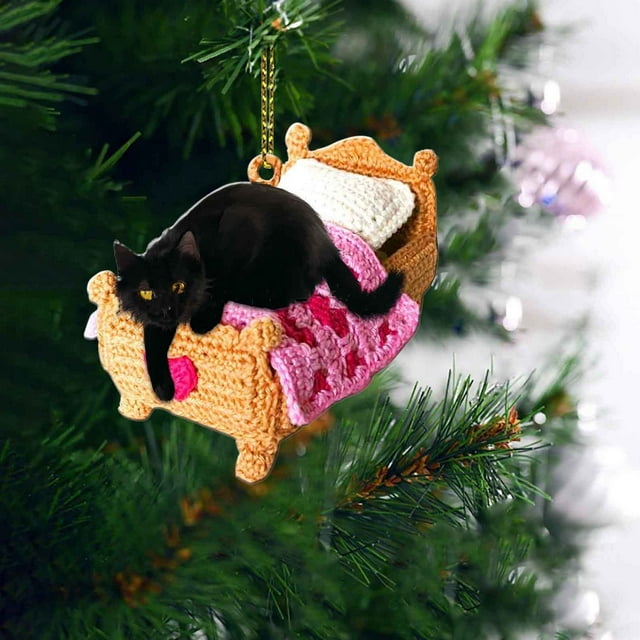 Puntoco Sofá De Navidad Decoración Del Gato Colgante Del Hogar Árbol De Navidad Decoración Colgante Del Coche B,Decoración Hogareña