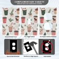 thumbnail image 3 of Yayeee Toggle Light Switch Wall Plate 1-Gang 4.5"x2.7" Home Decorative Outlet Cover, Christmas Cups, 3 of 7