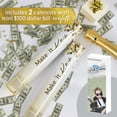 thumbnail image 3 of PrimePure Confetti Party Cannon – 2 Pack, Mini 100 Dollar Money Bill Confetti, 3 of 8