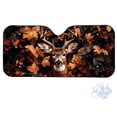 thumbnail image 4 of FORUDESIGNS Deer Camo Pattern Car Windshield Sun Shade Foldable Car Sunshade for Front Windshield Window Universal Sun Visor Heat Shield Fit for Car SUV Van Truck, 4 of 7