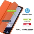 thumbnail image 4 of Funda MoKo para Galaxy Tab A9 Plus de 11 pulgadas 2023 con soporte naranja, 4 of 8