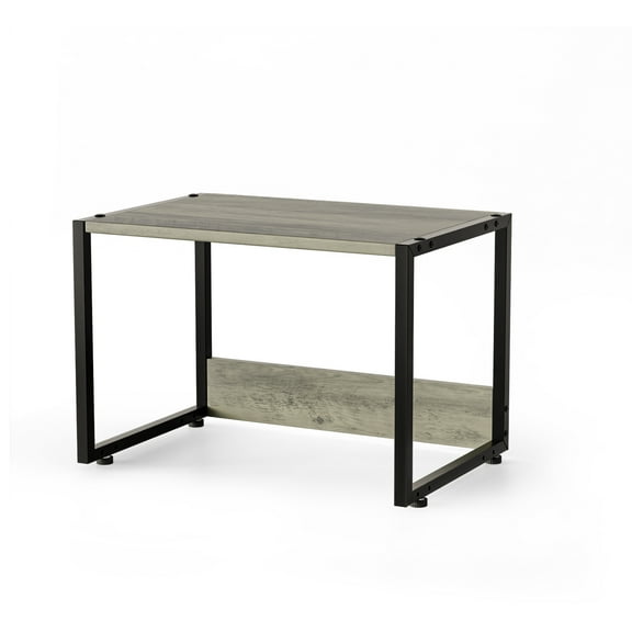 Ktaxon 1- Tier Printer Stand, Desktop Printer Shelf  Save Space with Storage ,Washed Gray