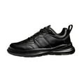 thumbnail image 6 of Xfvqtps Mens Sneakers Lace Up Lightweight Breathable Outdoor Running Walking PU Shoes Fashion Sports Shoes Casual Sneakers Cotton Shoes Black, 6 of 7