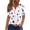 Z60 White, variant on Womens Tees Independence Day Short Sleeve V-Neck Stars Print Summer Loose Lightweight Comfy Elegance Dailywear Womens Patriotic Tops Size L White