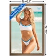 thumbnail image 3 of Sports Illustrated: Swimsuit Edition - Camille Kostek 21 Wall Poster, 14.725" x 22.375" Framed, 3 of 5