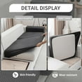 thumbnail image 6 of Couch Cushion Covers for Sectional and L Shaped Sofa, Stretch Soft Sofa Covers Washable Wear Resistant Slipcovers Furniture Protector Pet-Friendly (2 Seaters Covers+1 Chaise Cover, Dark Gray), 6 of 6