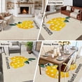 thumbnail image 6 of Yellow Lemons 5'x8' Area Rug for Living Room, Summer Botanical Farmhouse Rustic Washable Non-Slip Rugs for Bedroom Nursery Dining Room, StainResistant Low-Pile Kitchen Carpet Large Entryway Rugs, 6 of 9