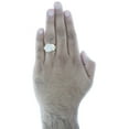 thumbnail image 5 of 10K Yellow Gold Round & Baguette Diamond Circle Frame Pinky Ring Band 0.72 CT., 5 of 5