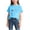 Light Blue, variant on Kids Dandelion Heart Graphic Cotton T-Shirt for Girls Short Sleeve Crewneck Sizes 2-14 Years Yellow,Size 4-6 T