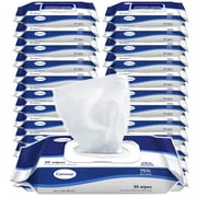 Caresour Advanced 75% Alcohol Sanitizing Wipes, 24 Packs of 50 (1200 Wipes) EXP 07/25