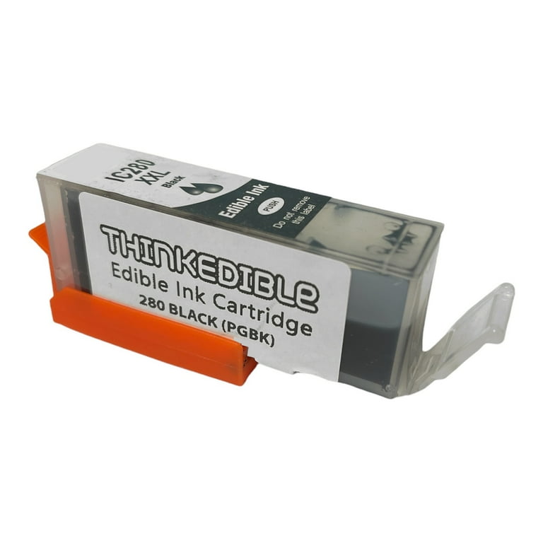 ThinkEdible Edible Ink Cartridge for Cake Decorations 280XXL 281XXL Ink for Printers 5 Pack
