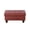 Red, variant on Black Faux Leather Storage Ottoman for Living Room and Bedroom