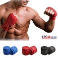 thumbnail image 4 of HOWEN Hand Wraps Boxing 98"/196" Wrist Bandages Fist Inner Gloves MMA, Muay Thai PAIR,98" Or 196".Red, 4 of 11
