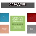thumbnail image 4 of casaWare Toaster Oven Baking Pan 7 x 11-inch Ceramic Coated Non-Stick (Red Granite), 4 of 5