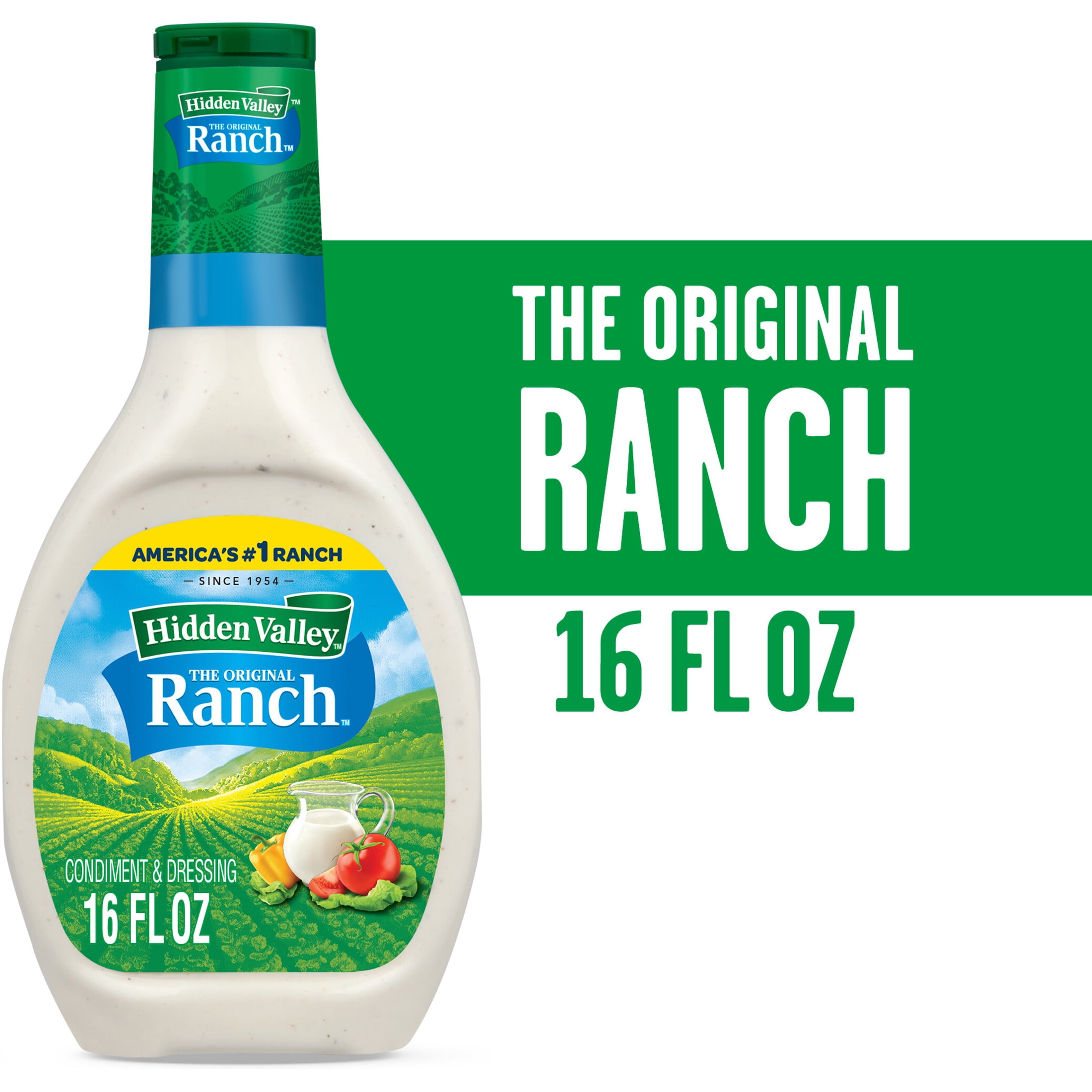 (3 pack) Hidden Valley Original Ranch Dressing, 16 fl. oz.