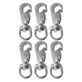 thumbnail image 2 of Asta de bandera 6 uds Clips de bandera de acero inoxidable para asta de bandera cuerda ojo giratorio ganchos de resorte de buceo 55mm para correas de perro llaveros ANGGREK Otros, 2 of 8